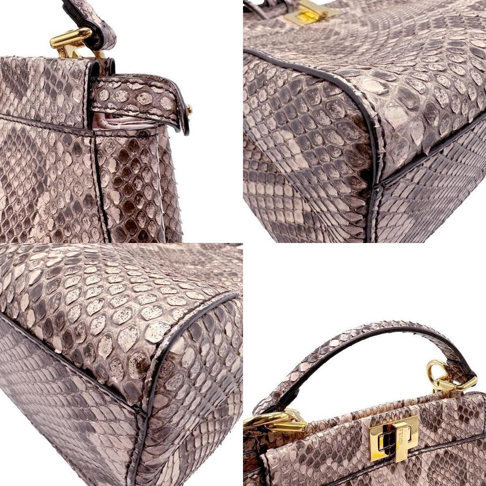 Fendi Python Pink Peekaboo Handbag - image 4
